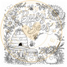 Juffrouw Muis - Coloring Pad - Bussy Bees