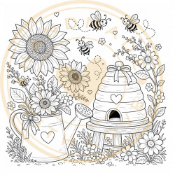 Juffrouw Muis - Coloring Pad - Bussy Bees