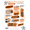 Juffrouw Muis Knipsel - Hup Holland - Voetbalkreten