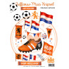 Juffrouw Muis Knipsel - Hup Holland - Oranje Boven