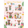 Juffrouw Muis Knipsel - Aloha