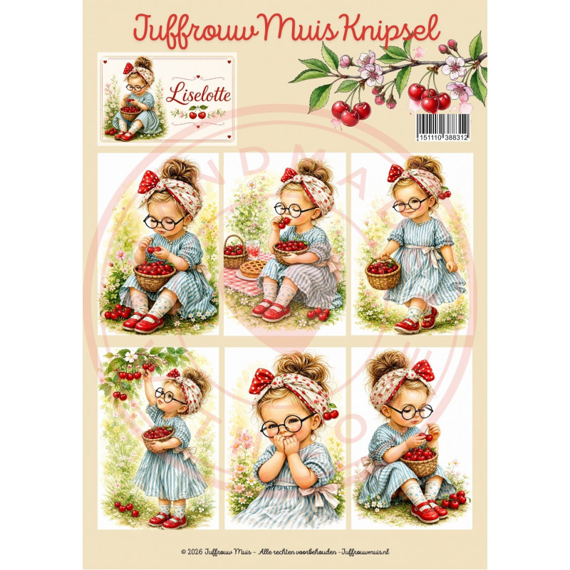 Juffrouw Muis Knipsel - Liselotte
