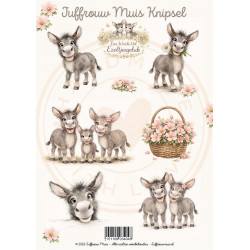 Juffrouw Muis Knipsel - Ezeltjesgeluk