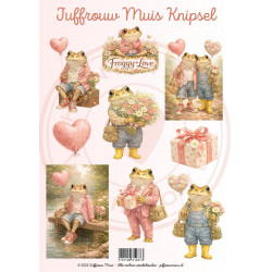 Juffrouw Muis Knipsel - Froggy Love