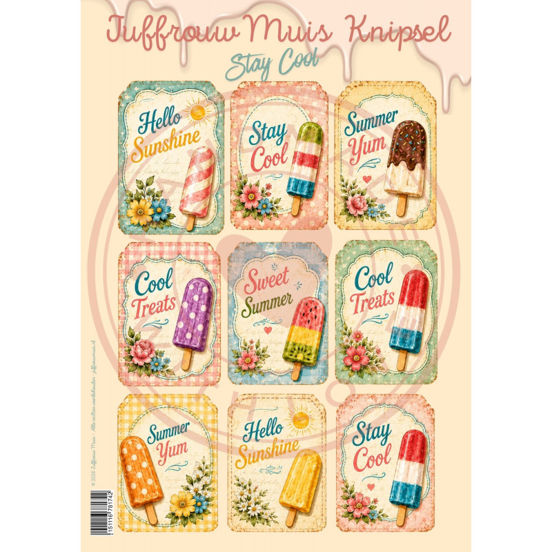 Juffrouw Muis Knipsel - Stay Cool