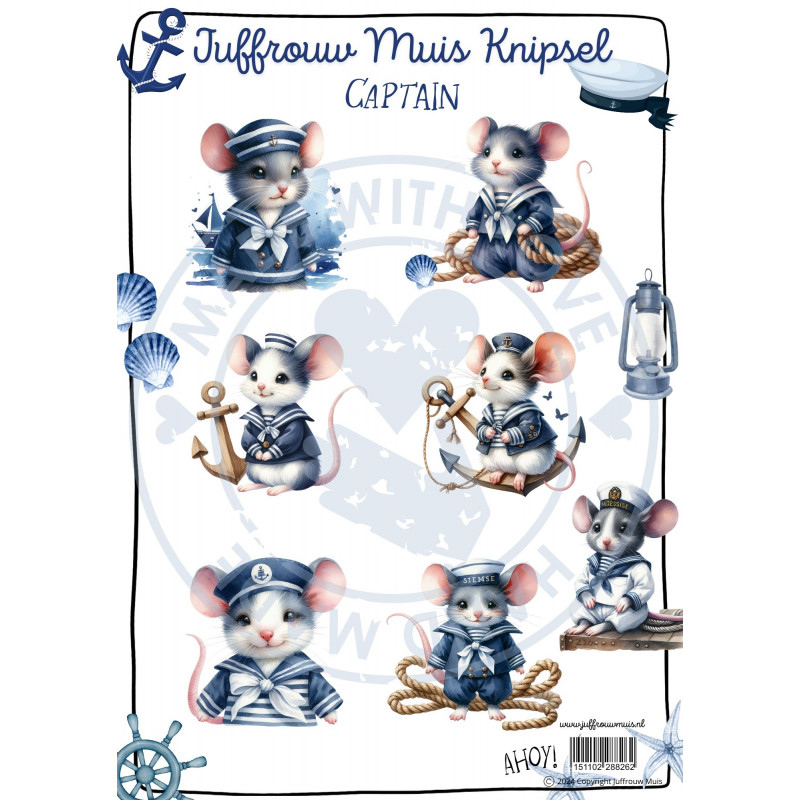 Juffrouw Muis Knipsel - Captain