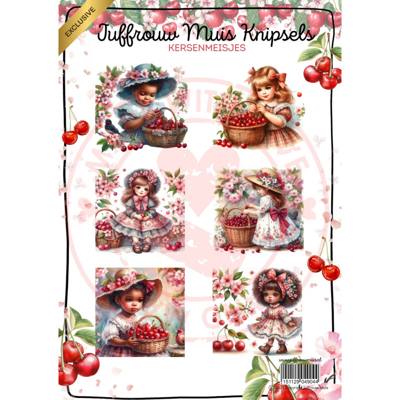 Juffrouw Muis Knipsel - Kersenmeisjes  - Exclusive