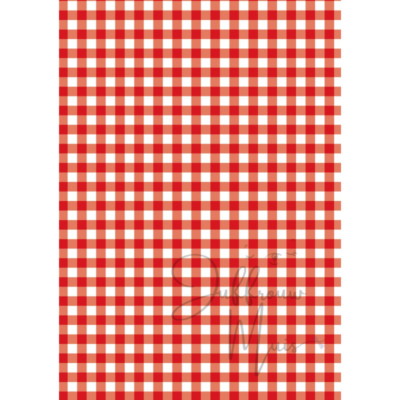 Tiny Cardstock -  A5 - Aardbeirood Rood - Silk edition