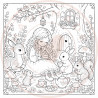 Juffrouw Muis - Coloring Pad - Mushroom Meadow