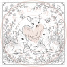 Juffrouw Muis - Coloring Pad - Mushroom Meadow