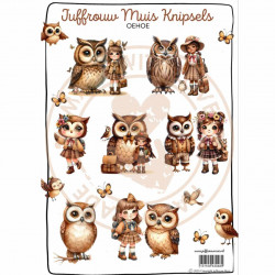 Juffrouw Muis Knipsel - Oehoe