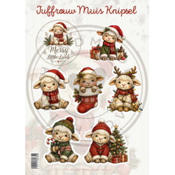 Juffrouw Muis Knipsel - Merry Little Lamb