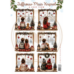 Juffrouw Muis Knipsel - A Cozy View