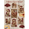 Juffrouw Muis Knipsel - The Christmas Post Bear