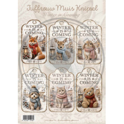 Juffrouw Muis Knipsel - Winter is Coming