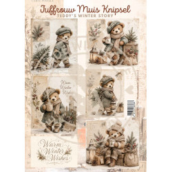 Juffrouw Muis Knipsel - Teddy's Winter Story