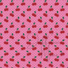 A4 papier (knalrose met rode kers)