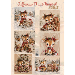 Juffrouw Muis Knipsel - Noelle