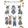 Juffrouw Muis Knipsel - Jeans Bunny
