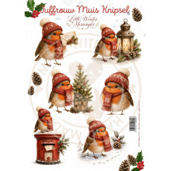 Juffrouw Muis Knipsel - Little Winter Messenger