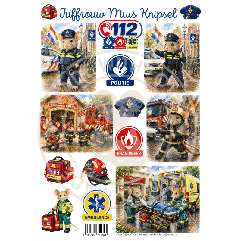 Juffrouw Muis Knipsel -112