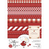 Tiny Cardstock -  A5 - Aardbeirood Rood - Silk edition