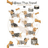Juffrouw Muis Knipsel -  Dachshund Darling