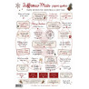 Juffrouw Muis Knipsel - Paper Quotes - Warm Wishes For Christmas