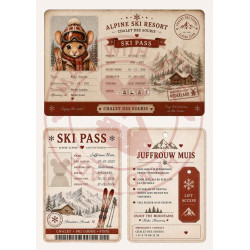 Juffrouw Muis Paperpad - Pocket Size - Time to Travel Winter Edition