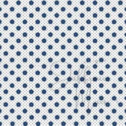 A4 papier (Delfsblauw bloemetje )