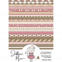 Cardstock -  Winter Teddy Tales Cozy Patterns