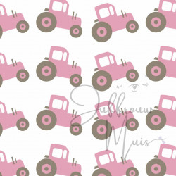 A4 papier (boerderij tractor -rose)