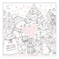 Juffrouw Muis - Coloring Pad - Woodland Whispers