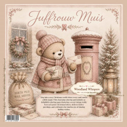 Juffrouw Muis - Coloring Pad - Woodland Whispers