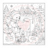 Juffrouw Muis - Coloring Pad - Woodland Whispers