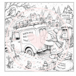 Juffrouw Muis - Coloring Pad - Woodland Whispers