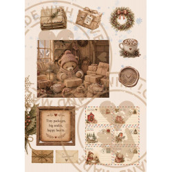 Juffrouw Muis - Winter Teddy Tales Knipselboek
