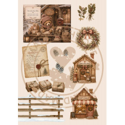 Juffrouw Muis - Winter Teddy Tales Knipselboek