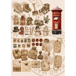 Juffrouw Muis - Winter Teddy Tales Knipselboek