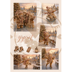 Juffrouw Muis - Winter Teddy Tales Knipselboek