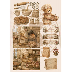 Juffrouw Muis - Winter Teddy Tales Knipselboek