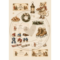 Juffrouw Muis Paperpad - A Winter to Rembember
