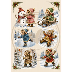 Juffrouw Muis Paperpad - A Winter to Rembember