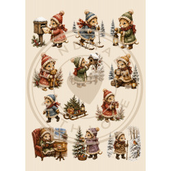 Juffrouw Muis Paperpad - A Winter to Rembember