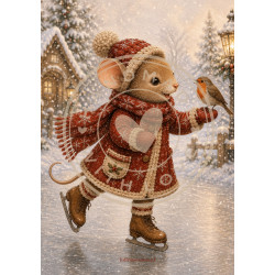 Juffrouw Muis Journal Cards - A Winter To Remember