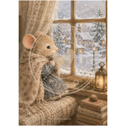 Juffrouw Muis Journal Cards - A Winter To Remember