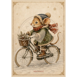 Juffrouw Muis Journal Cards - A Winter To Remember