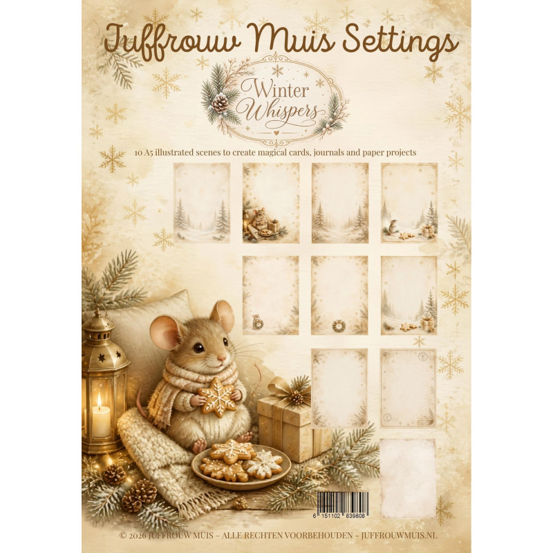 Juffrouw Muis Setting -  Winter Whispers