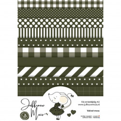 Tiny Cardstock -  A5 - Velvet Moss - Silk Edition