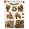 Juffrouw Muis Knipsel - Winter Blooms